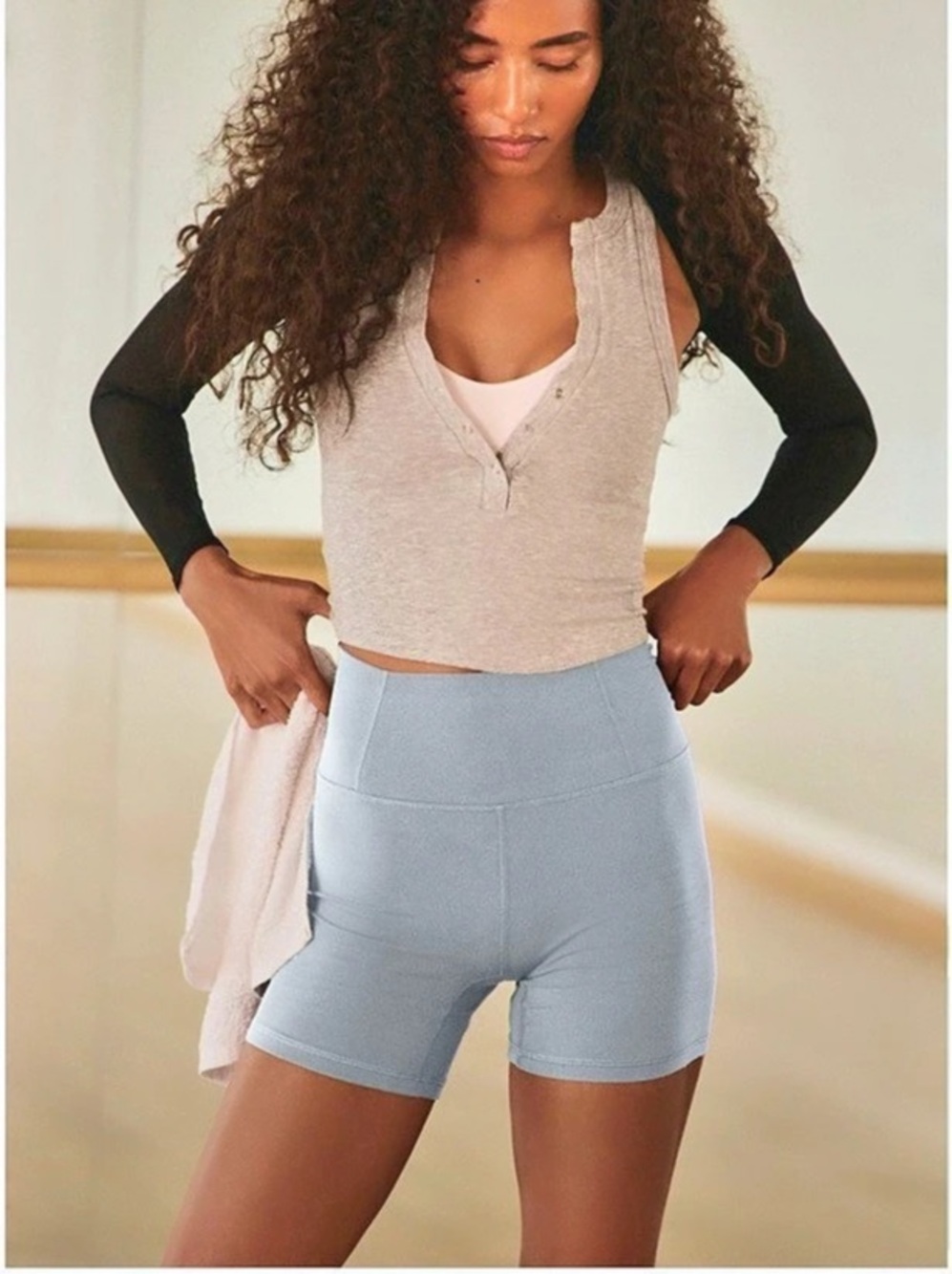 FP Movement Never Better High-Rise 5" Biker Shorts NWT M